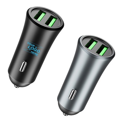Dual Port USB Car Charger