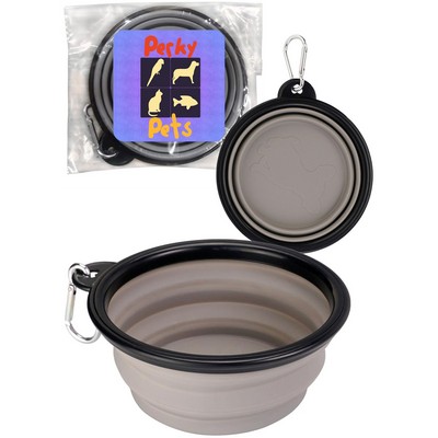 Collapsible Full Color Pet Bowl