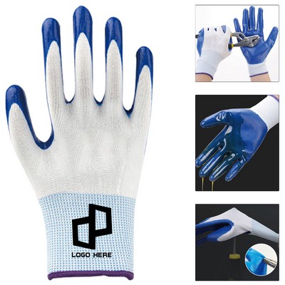 Wear-Resistant Nitrile Work Gloves