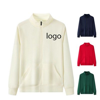 Unisex Hooded Zip Jacket