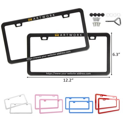 Custom Stainless Steel License Plate Frame