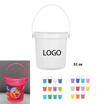 32 Oz. Plastic Ice Bucket with Handle