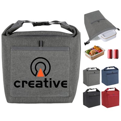 Bellevue Heathered Polyester Insulated Lunch Tote