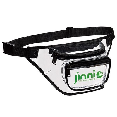3-Zip Clear Fanny Pack | Stadium & Venue