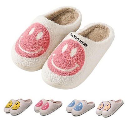 Smiley Face House Slippers