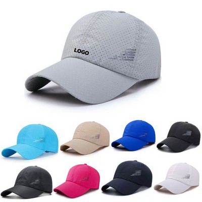 Unisex Ventilated Baseball Cap