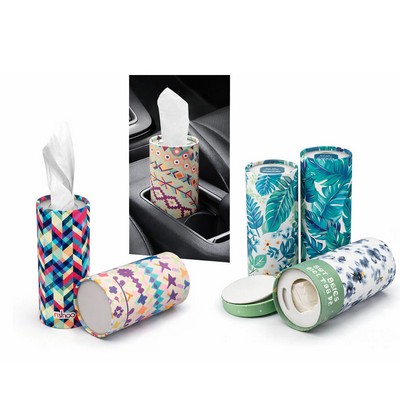 Full Color Car Cylinder Tissue Tube