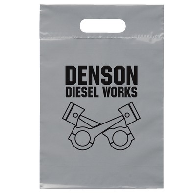 Die Cut Handle Bag - Flexo Ink Print (9 1/2" x 14")