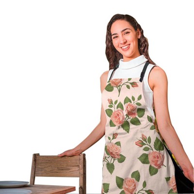 Full Color Butcher Apron w/Adjustable Neck Straps