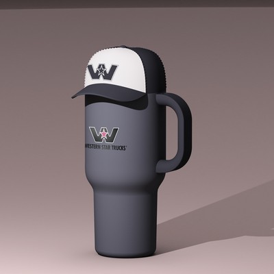 30 oz Asobu Happy Hats Tumbler