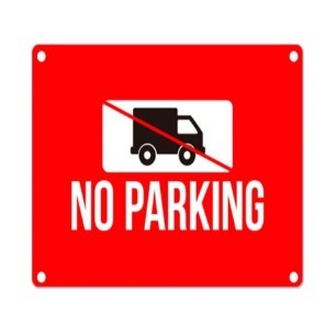 Custom Aluminum Sign with Holes at Four Corners (12" x 12")