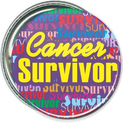 Awareness - Cancer Survivor - 1 1/2'' Round Button