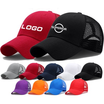6 Panel Mesh Trucker Hat Baseball Cap