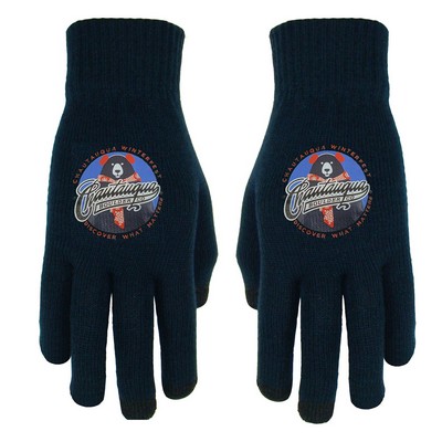 3 Finger Activation Text Gloves with Oversized DTF