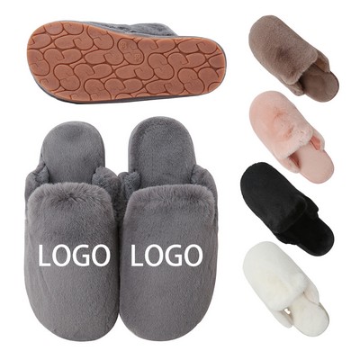 Anti-slip Furry Slippers