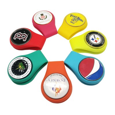 Silicone Magnetic Golf Ball Marker Holder