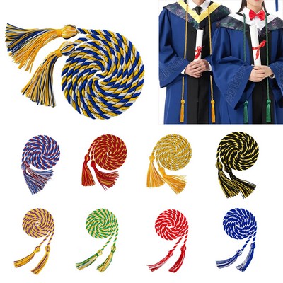 Intertwined / Braided Color Graduation Honor Cords