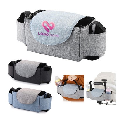 Large Capacity Baby Stroller Bottle Storage Bag
