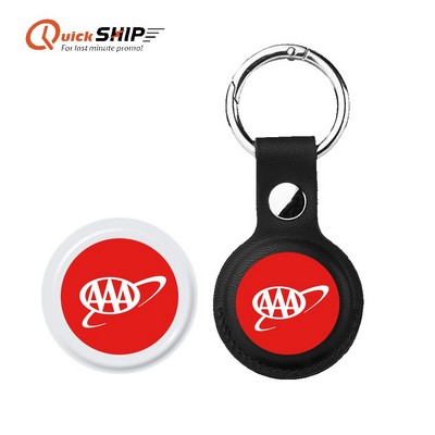 Apple AirTag Leatherette Case Gift Set with Custom Imprint