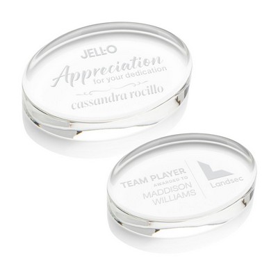 Logan Oval Paperweight