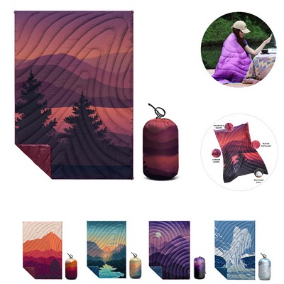Outdoor Puffy Camping Blanket