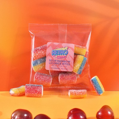 Sour Rainbow Licorice Bites Taster Packet