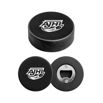 Hockey Puck Bottle Opener