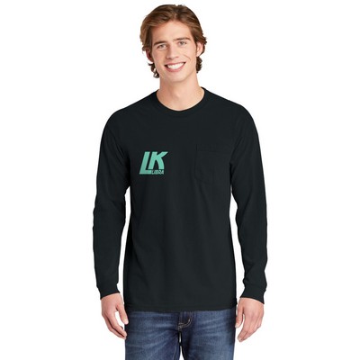 Comfort Colors® Heavyweight Ring Spun Long Sleeve Pocket Tee
