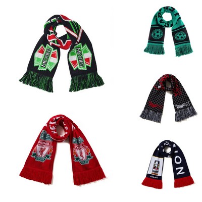 Unisex-Adult Reversible Printed Scarf for World Cup 2026