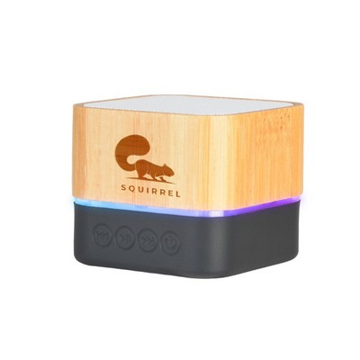 Bamboo Light-up Wireless Speaker