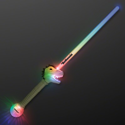 Light Up T-Rex Dinosaur Sword - PRINTED