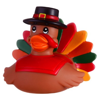 Rubber Festive Turkey Duck© Toy