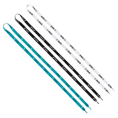 IMPORT 1/2" x 36" Imported Dye-Sublimated Shoelaces w/Belly Band