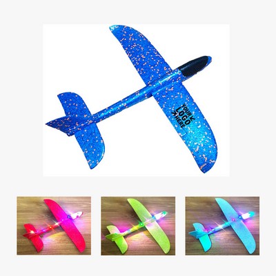 Flashing Foam Glider Plane
