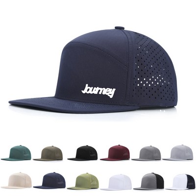 Flat Brim Performance Baseball Cap