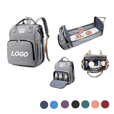 All-in-One Diaper Tote with Change Pad