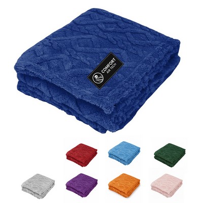 RPET Sherpa Fleece Blanket
