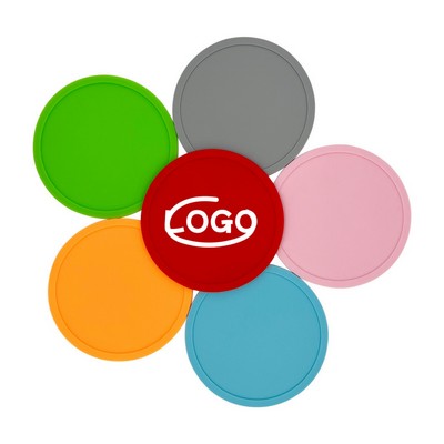 Round Silicone Coasters