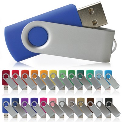 High Speed USB 2.0 Swivel Twister Flash Drive (8GB)