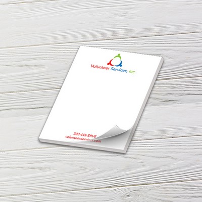 Full-Color Notepads - 25 Sheets (4" x 5")