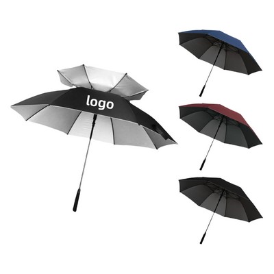 Double Canopy Vented Windproof Waterproof Umbrella