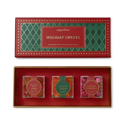 Sugarfina Holiday 3PC Candy Bento Box - Red