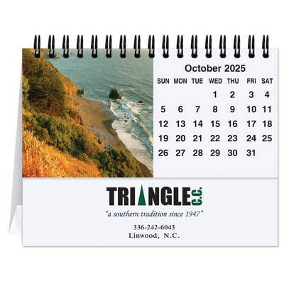 American Coasts Tent Desk Calendar (5 13/16"x 4 ½")