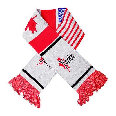 Soccer Fan Knitted Sports Scarf