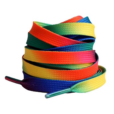 Dye Sublimation Tubular Shoelace - 3/8" Wide