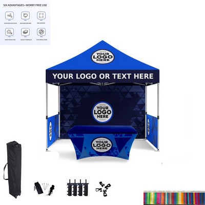 10' x 10' Commercial Tent Kit W/ Table Throw