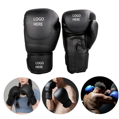 Pro Boxing Gloves Maya Leather Muay Thai MMA Training For Men Women Ventilated Palm Multi-Layered